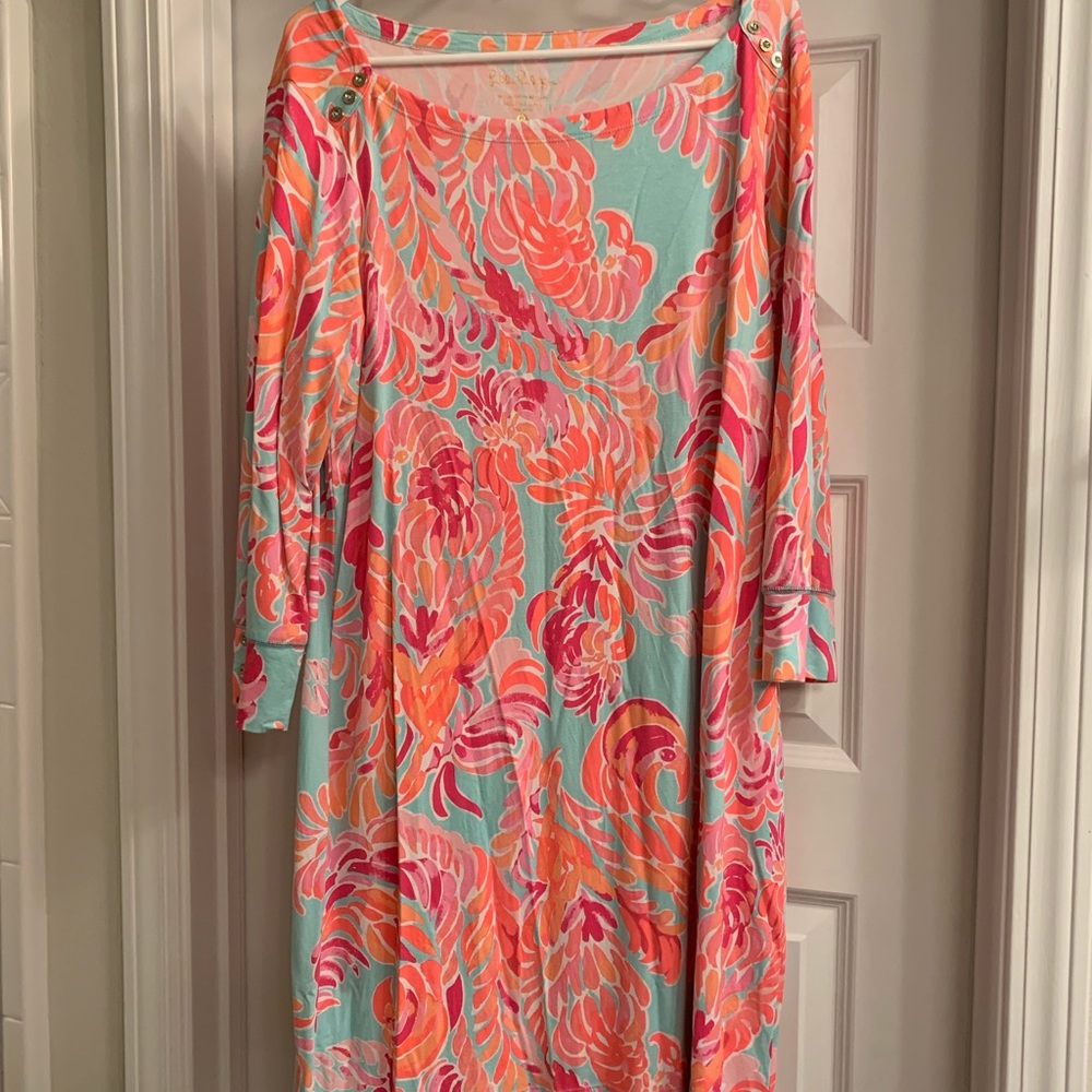 EUC Sophie in Poolside Blue Love Birds XL